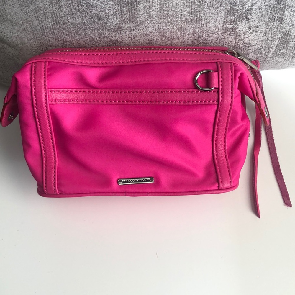 Rebecca Minkoff pink toiletry bag